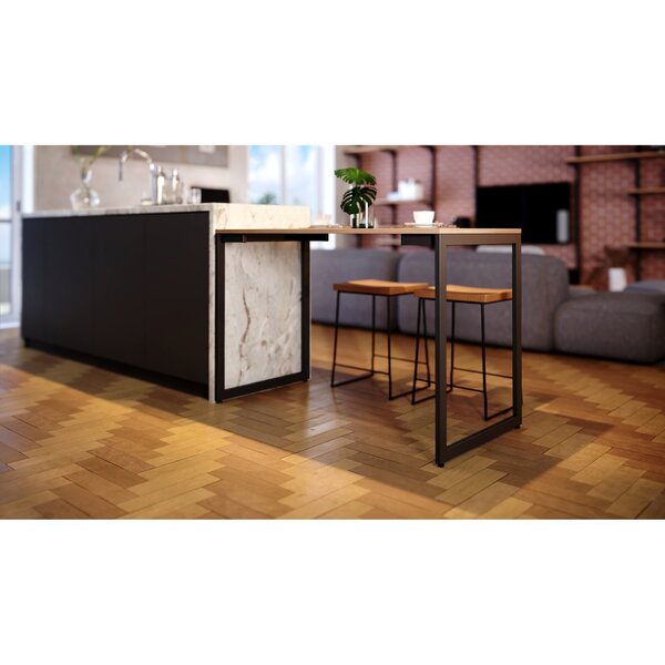 Mesa De Trabalho Metal Estilo Industrial 1200x780x600mm Amade