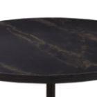 Mesa Decorativa Maia 50 Cm Altura Tampo Mármore Preto