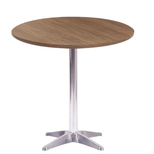 Mesa Delta 76,50 Cm (altura) Com Tampo Em Mdp Redonda 60 Cm I