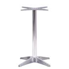 Mesa Delta Em Alumínio 75 Cm (alt) Base Em X Tampo Mdp Quadra