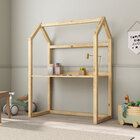 Mesa Desenho Infantil Montessori Com Regulagem Madeira Natura