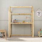 Mesa Desenho Infantil Montessori Com Regulagem Madeira Natura