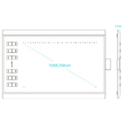 Mesa Digitalizadora Desenho Profissional Huion New 1060plus