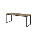 Mesa Diretor 180x70x75cm Carvalho/est.preta