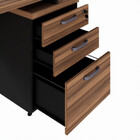 Mesa Diretor Office 170/192cm Com Gaveteiro Web Office