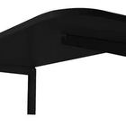 Mesa Dobrável + Gaveteiro C/ 03 Gavetas Kit Preto Moderno