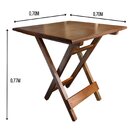 Mesa Dobrável Alagoas Sala De Jantar E Área Exterior Madeira