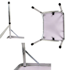 Mesa Dobravel Aluminio Tampao Mdf 60x45x60cm