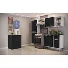 Mesa Dobrável Armário De Cozinha Ibiza Multimóveis Preta