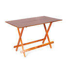 Mesa Dobrável Bar 120x70 De Madeira Mel - Móveis Britz