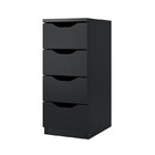 Mesa Dobrável C/ Gaveteiro Kit Preto Lançamento Ajl