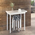 Mesa Dobrável com 4 Banquetas - Logdesign