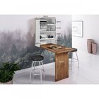 Mesa Dobrável Com Armário Cosmo  Verde Musgo/pin