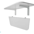 Mesa Dobrável Com Mão Francesa E Trava 90x40 Para Sala De Jan