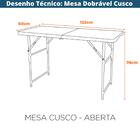 Mesa Dobrável Cusco - Branco
