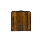 Mesa Dobrável De Aluminio Madeira Mdf 120 X 60 Cm Camping Pra