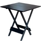 Mesa Dobrável De Madeira  Preto