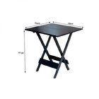Mesa Dobrável De Madeira  Preto