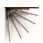 Mesa Dobrável de Parede 100x40cm Branca MDP com Cantos Arredondados Premium Bemfixa