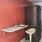 Mesa Dobrável De Parede 90x40 Cm C/ Suporte - Branco