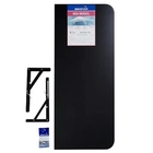 Mesa Dobrável De Parede Bemfixa Preta 100x41cm Em Mdp