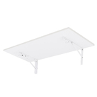 Mesa Dobrável de Parede Branca 40x90cm com Trava Zamar