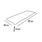 Mesa Dobrável De Parede Madeira Mdf 110 Cm Lux Rosa