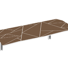 Mesa Dobrável De Parede Madeira Mdf 130 Cm Lux Café