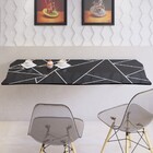 Mesa Dobrável De Parede Madeira Mdf 130cm Preta