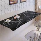 Mesa Dobrável De Parede Madeira Mdf 70 Cm Lux Preto