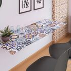 Mesa Dobrável De Parede Madeira Mdf 70 Cm Portugal