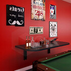 Mesa Dobrável De Parede Retrátil 90x40 Cm Para Sala Quarto