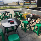 Mesa Dobrável De Plástico Resistente Prática Barata