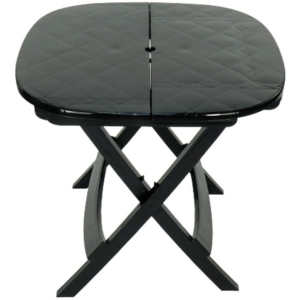 Mesa Dobrável De Plástico Resistente Prática Barata Marrom-es