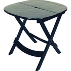 Mesa Dobrável De Plástico Resistente Prática Barata Marrom-es