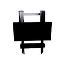 Mesa Dobrável Em Madeira 70cmx70cm Preta