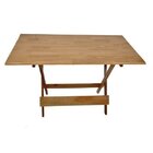 Mesa Dobrável Em Madeira Maciça 120x70