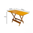 Mesa Dobrável Em Madeira Maciça 120x70