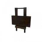 Mesa Dobrável Em Madeira Maciça 60x60