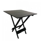 Mesa Dobrável Em Madeira Maciça 60x60