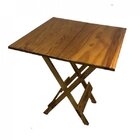 Mesa Dobrável Em Madeira Maciça 60x60