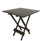 Mesa Dobrável Em Madeira Maciça 70x70