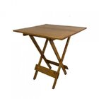 Mesa Dobrável Em Madeira Maciça 70x70