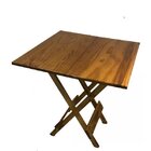 Mesa Dobrável Em Madeira Maciça 70x70