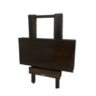 Mesa Dobrável Em Madeira Maciça 80x80