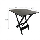 Mesa Dobrável Em Madeira Maciça 90x90