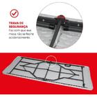 Mesa Dobrável Gallant Vira Maleta Portátil 1,80m Com Alça (gm