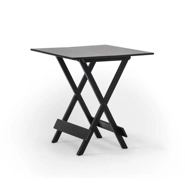 Mesa Dobrável Las Vegas 70 X 70 Preta - Disa Móveis