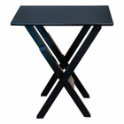 Mesa Dobravel Madeira Auxiliar Aparador 43x68 Preta - Tarimatã