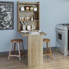 Mesa Dobrável Multimóveis Multiuso Com Armário De Parede Argi